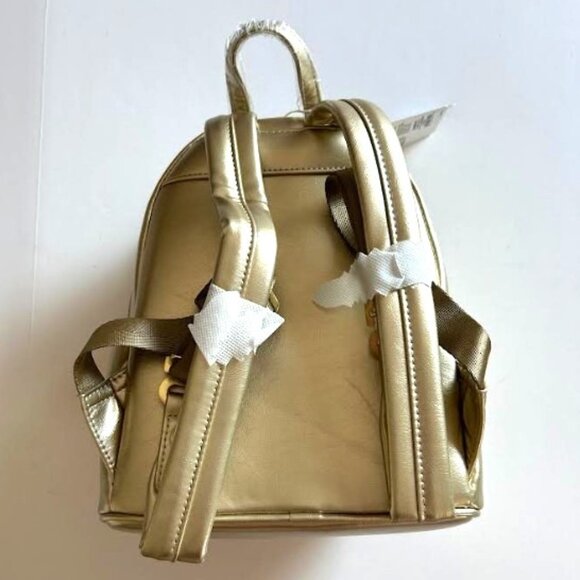 Loungefly Limited Edition Sanrio Hello Kitty 50th Anniversary Gold Mini Backpack - Picture 9 of 12